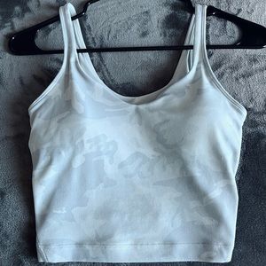 lululemon white camo align tank